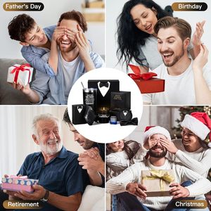 Sinh Nhật Độc Đáo Giỏ Quà Tặng Mát Kỷ Niệm Quà Tặng Đám Cưới Cho Nam Giới Xe Hương Liệu Nến Tumbler Xà Phòng Tắm Spa Người Đàn Ông Bộ Quà Tặng - Product Image 6