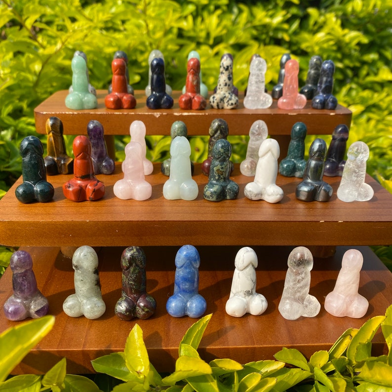 Etsy 日本 水晶男根石彫刻 ペニス 0 男根 : 子宝 置物 1 天然石 水晶