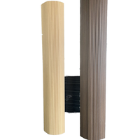 Panel MDF Modern Dekoratif Kayu untuk Latar Belakang TV, Fleksibel dan Dapat Dibengkokkan, untuk Apartemen, Sekolah, Busa