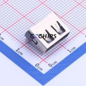U-<b>A</b>-24DD-W-12 <b>USB</b> Connector SMD Connector ( Connector Type: Type-<b>A</b> )( Protocol Standard: <b>USB</b> <b>2.0</b> )( Gender: Female ) - Product Image 1