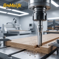 BoMeiJK TCT 2 Flute Straight Cutter, Mata Bor Router untuk Pembuatan Furnitur & Kabinet