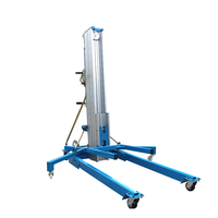 Chine Fabrication pas cher nouveau 340kg Laod Mobile Portable matériel Genie Lift manuel
