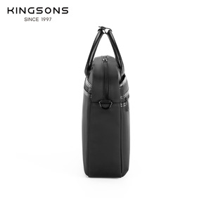 Kingsons Men's <b>Briefcase</b> Large Capacity Laptop Bag Waterproof Wear Resistant Business Travel - Product Image 2