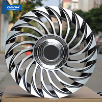 Para BMW-530 DEAN FORGED DP199 17/18/19/20" Llanta Multirradio de Aleación de Aluminio 6061 con Acabado Negro Brillante y Pulido a Máquina