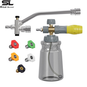 Pistola de Agua para Lavado de Autos Sulai Machinery, Pistola de Espuma de Aleación de Aluminio, Accesorio Manual para Lavadora a Presión Multifuncional - Product Image 1