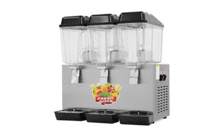 Double Tank Commercial Juice Dispenser Machine 2 Bowls 32 Liter Capacity Cold <b>Drink</b> <b>Cooler</b> for Cafes and Hotels - Product Image 4