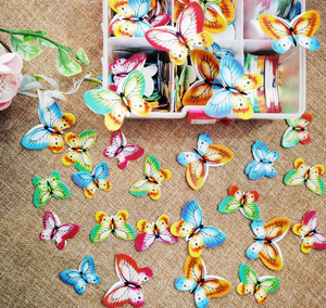 Logotipo personalizado Kangkai de grado alimenticio, adorno de pastel comestible, oblea de arroz, papel, mariposa para decoración de pasteles - Product Image 1