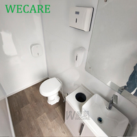 Wecare Luxe Remorque de camping portable d'extérieur avec toilettes et salle de douche, Toilettes mobiles, Remorque sanitaire
