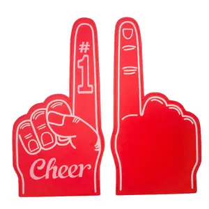 Accepts Small Quantities Of Custom Big Foam Finger Hand Fans Party EVA Foam Finger Hand Custom Cheering Gloves