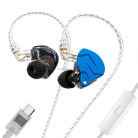 Écouteurs filaires HiFi KZ ZSN Pro X, 112 dB de haute sensibilité, transducteur hybride, pour le jeu, la musique et le divertissement