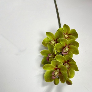 6-Đầu 3D In Trắng Màu Hồng Cymbidium Hoa Lan Bất Cảm Ứng Gốc Cho Đám Cưới Nhà Giáng Sinh Lễ Tạ Ơn Tốt Nghiệp - Product Image 5