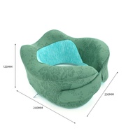 Positionneur de fonction repos au bureau pause déjeuner polyester peluche usine mousse à mémoire brut personnalisé oreiller de voyage