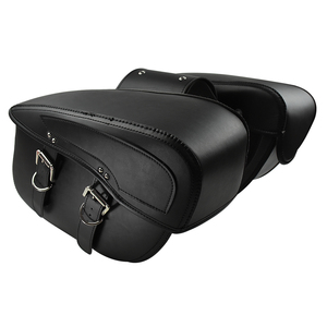 Sacs de selle de <span class=keywords><strong>moto</strong></span>, <span class=keywords><strong>sac</strong></span> à outils latéral, sacoche de selle en cuir PU, pochette noire universelle pour Harley Sportster <span class=keywords><strong>XL</strong></span> 883 pour Honda - Product Image 5