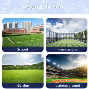 Ensemble de filet de pickleball portable de 22 pieds avec cadre métallique et roues pour l'entraînement au tennis et au pickleball - Product Image 4