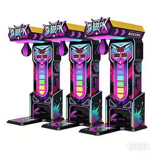 Máquina de Boxeo Operada con Monedas, Máquina de Juego de Boxeo para Fitness, Equipo de Boxeo Arcade con Redención de Premios, Juego de Golpeo y Patadas con Objetivo - Product Image 2