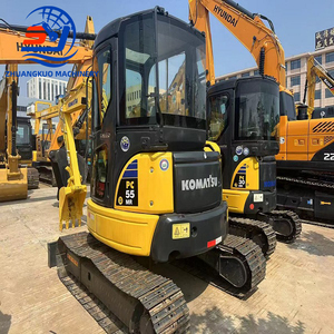 Excavatrice sur chenilles Komatsu PC55MR d'occasion importée japonaise Excavatrice sur chenilles Komatsu PC55MR d'occasion économisant le carburant - Product Image 1