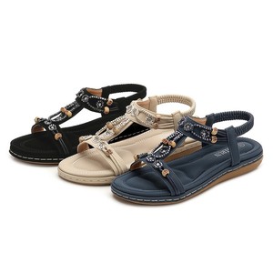 Sandalias y Pantuflas de Mujer de Alta Calidad, Modernas, de Verano, con Pedrería, al por Mayor y de Venta Caliente - Product Image 1