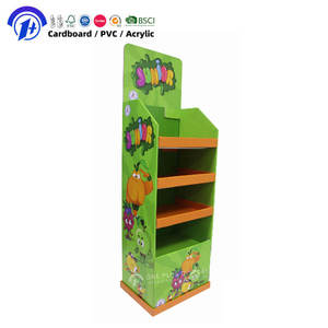 Expositor de Piso de Cartón Corrugado Ecológico, Plegable, Giratorio <span class=keywords><strong>y</strong></span> Personalizable |   Exhibidor de Piso de Cartón Moderno de Gran Tamaño para Minoristas - Product Image 1