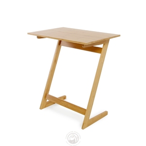 Bamboo <strong>Sofa</strong> <strong>Table</strong> <strong>Over</strong> Couch Side <strong>Table</strong> Space Saving Laptop <strong>Table</strong> Utility Style Bamboo Side Desk for Living Room - Product Image 2