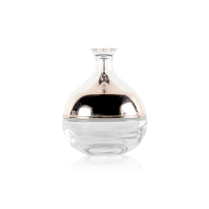 Luxury Skincare Glass Packaging Waterdrop-shaped Glass Customized Lotion Essential Bottle Cosmetics Container With Pump Cap - Product Image 4