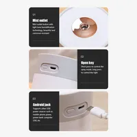 Humidificateur d'air de voiture 260ML USB Diffuseur d'huiles essentielles Humidificateur d'arôme domestique Générateur de brume LED Veilleuse Mini humidificateur ultrasonique