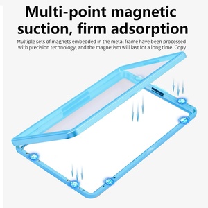 Custom Metal Magnet Protective Case Graded <b>Card</b> Slab <b>Protector</b> for 35PT Graded <b>Card</b> - Product Image 3
