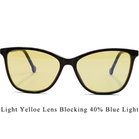 Lunettes anti-lumière bleue unisexes Cat Eye 100% Lunettes filtre Blue Ray Lunettes anti-lumière bleue pour ordinateur de jeu