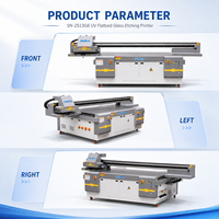 Máquina de Impresión UV de Formato Grande 2.5M*1.3M, Impresora UV de Cama Plana con Cámara CCD Automática, Impresora UV para Vidrio, Impresora UV con Relieve