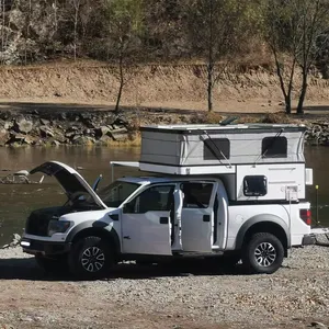 Factory Price Mini Pickup Slide On Truck Campers Small Travel Trailer Camper Caravan Motor home For Sale
