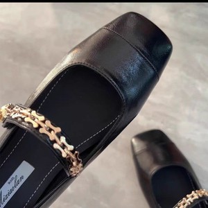 Nueva Colección Primavera/Otoño 2026, Zapatos Planos Marrones para Mujer, Diseño de Punta Cuadrada Estilo Francés, Elegantes y Cómodos - Product Image 6