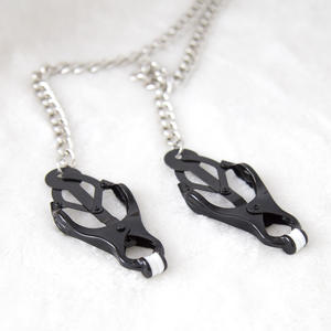 Femminile Del Collare di Metallo Rotonda Bar con Morsetti Per Capezzoli Sexy Toys BDSM Bondage Gear Collo Collari Fetish Giocattolo Del Sesso - Product Image 2