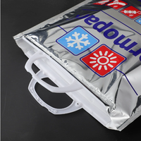 Sac isotherme en aluminium XCGS avec fermeture éclair imperméable pour l'emballage et l'expédition de nourriture, modèle GF-102