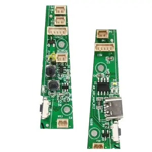 신뢰할 수있는 ISO 9001 인증 전자 PCB 어셈블리 제조업체 제공 녹색 솔더 마스크 Hasl 표면 마무리 LED PCB