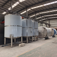 Ligne de production d'engrais liquide à base d'acide humique, entièrement en acier inoxydable, motorisée, JIULING, 1t/jour