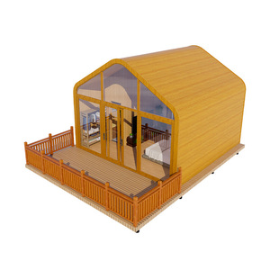 Cabaña moderna de estructura de acero con aguas termales para uso en complejos turísticos - Product Image 5