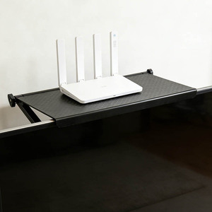 Router mounting bracket, no-drill optical modem/WiFi <b>set</b>-<b>top</b> <b>box</b> holder, wall-mounted camera/surveillance bracket - Product Image 3