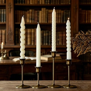 Nordische INS Gedrehte Spiralkerzen mit Langem Stiel Duftkerze für Romantische Atmosphäre bei Hochzeit, Party und Heimdekoration - Product Image 2