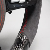 Volante Personalizado de Fibra de Carbono y Alcántara para Mercedes-Benz W204 W205 W212 W213 W222 W223 C43 C63 E53 E63 G63 GLS63