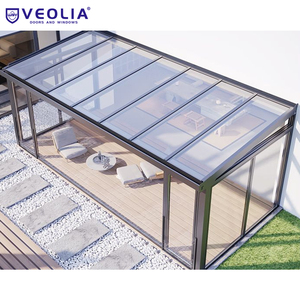 غرفة شمسية مخصصة من الألومنيوم والزجاج العازل للفيلات والشرفات والساحات من فيوليا - Product Image 3