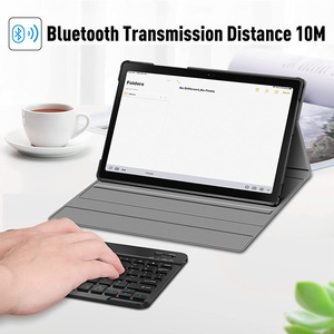 Housse de protection pour clavier USB BT sans fil Coque en cuir pour <span class=keywords><strong>tablette</strong></span> Samsung Galaxy Tab <span class=keywords><strong>A8</strong></span> 10.5 pouces SM- X200 X205 X207 - Product Image 2