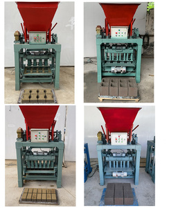 4-35B Semi-automatic Easy Operation Concrete Clay Brick Making Machine Interlocking Brick Machine with Hopper - Product Image 4