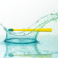 Brosse à dents en gros pour l'hygiène bucco-dentaire, à double bristle, pour adultes, avec bristles souples