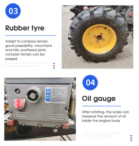HHD 20hp moteur diesel motoculteur de <span class=keywords><strong>jardin</strong></span> <span class=keywords><strong>d</strong></span>'occasion motoculteur tracteur de marche à deux roues en vente - Product Image 6