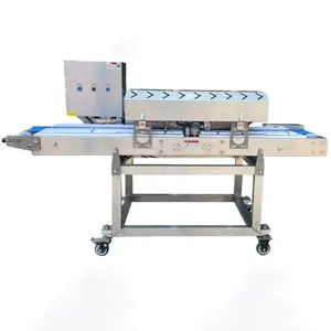 Automatic Chicken Breast Salmon Filet Well Designed Horizontal Slice Horizontally Cutting Machine Small Fresh Meat Slicer