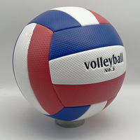 Ballon de volley-ball de plage taille 5 avec logo personnalisé, en cuir PU souple, pour matchs en extérieur sur sable, vente en gros
