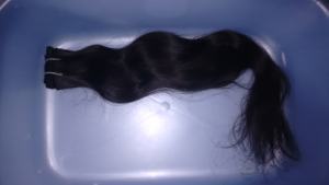 Extensiones de Cabello Indio Virgen, Máquina de Cabello sin Procesar Remy, Onda Natural, Libre de Enredos, Envío Gratis, Precio Barato - Product Image 4