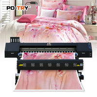 Impresora de Sublimación de Tinta PO-TRY de 2/4 Cabezales de Formato Ancho Automática Nueva para Impresión Textil