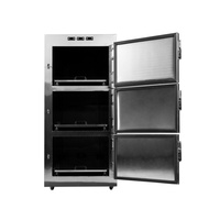 Réfrigérateur mortuaire à 3 compartiments RD-3 avec compresseur SECOP, armoire de stockage de cadavres en acier inoxydable 304 pour morgue hospitalière