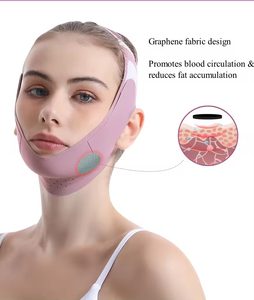 Más Vendido: Faja Facial <span class=keywords><strong>de</strong></span> Grafeno con Línea en V, Transpirable, para Reducción <span class=keywords><strong>de</strong></span> <span class=keywords><strong>Papada</strong></span> y Antienvejecimiento, Moldeadora Facial - Product Image 4