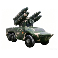 Modèle de déguisement de char gonflable réaliste personnalisé, cible factice de camouflage pour l'entraînement et l'affichage, en PVC/tissu Oxford imperméable